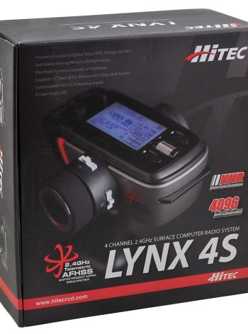 HITEC LYNX 4S AFHSS 4096 HHR 2.4GHZ RADIO W/AXION 4 RX